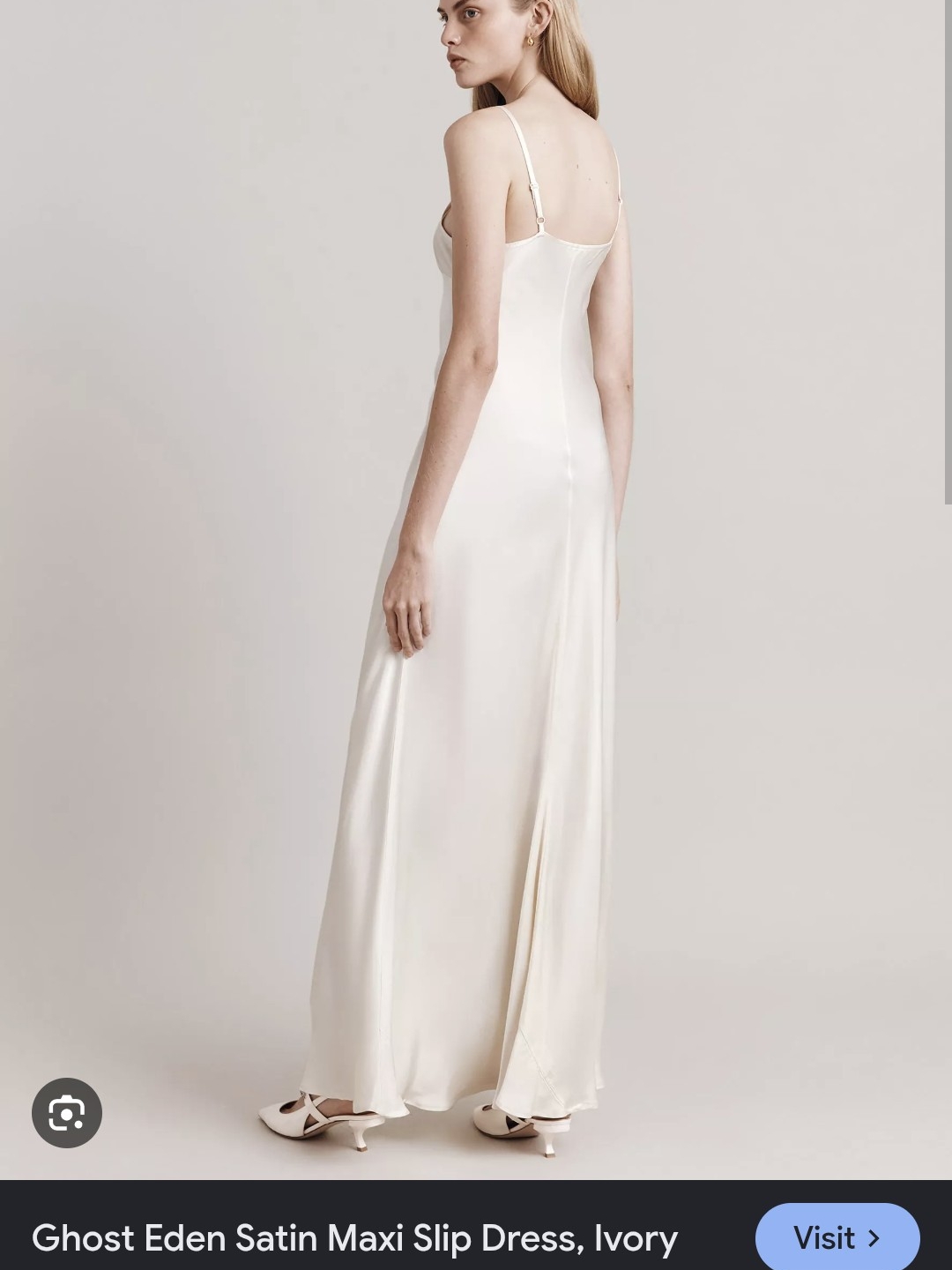 Nwt Ghost London Eden Maxi Slip Dress L — image 2 of 8